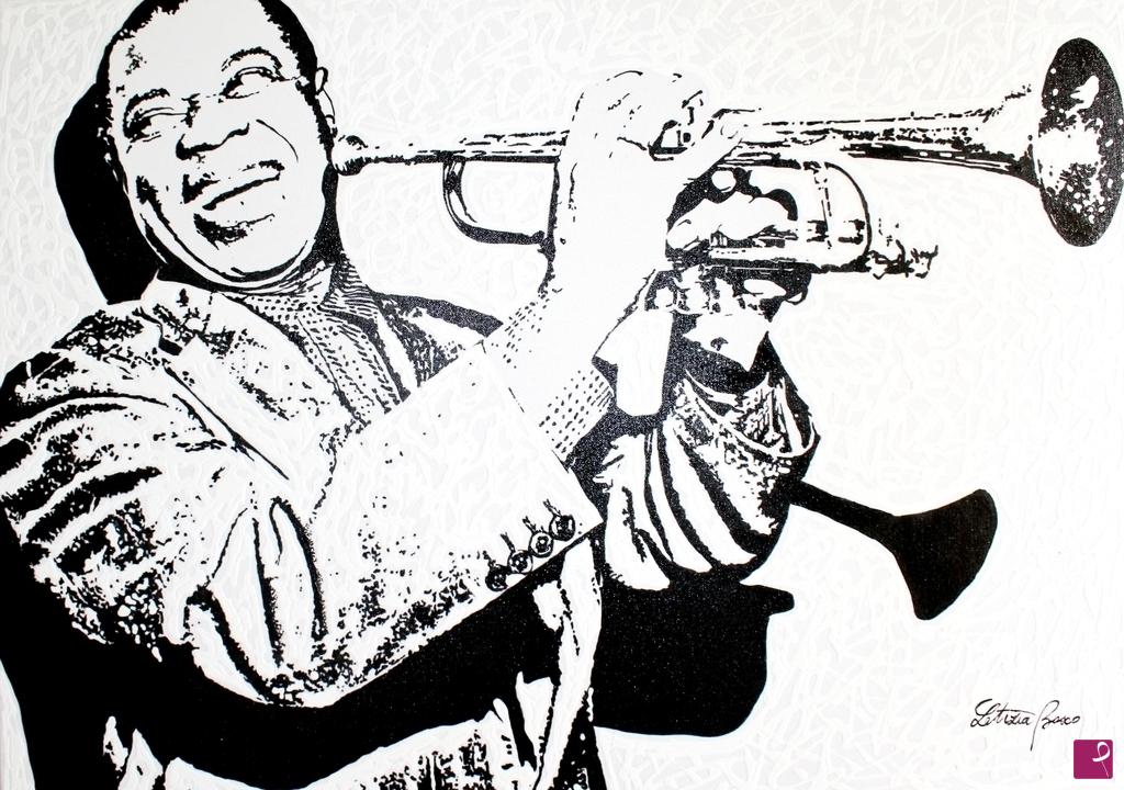 quadri in vendita online - " Louis Armstrong "