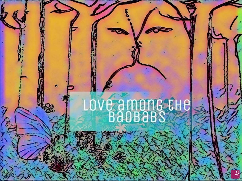 quadri in vendita online - Love among the baobabs '18
