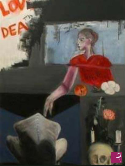 quadri in vendita online - Love and death