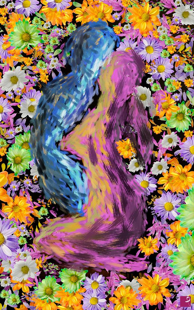 quadri in vendita online - Love is a Flower
