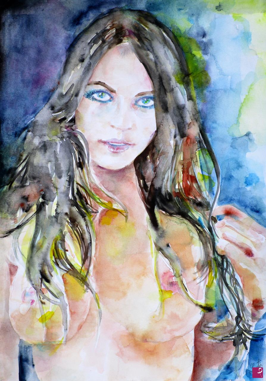 quadri in vendita online - LOVE TO LOVE YOU ( nudo di donna )