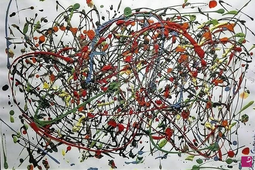 quadri in vendita online - Love's dripping