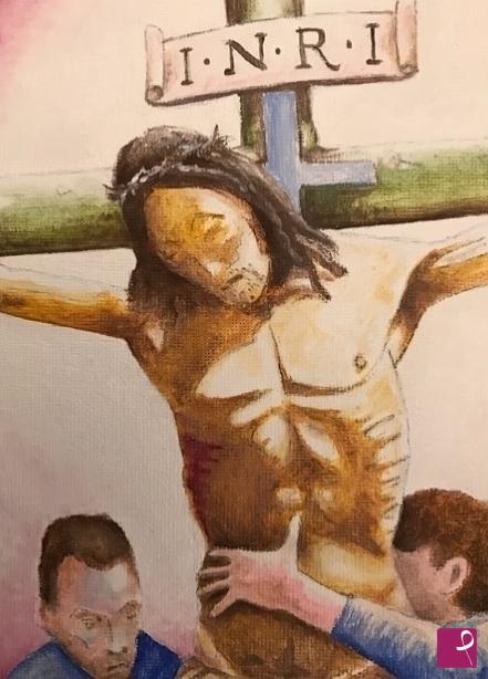 quadri in vendita online - Loving Jesus