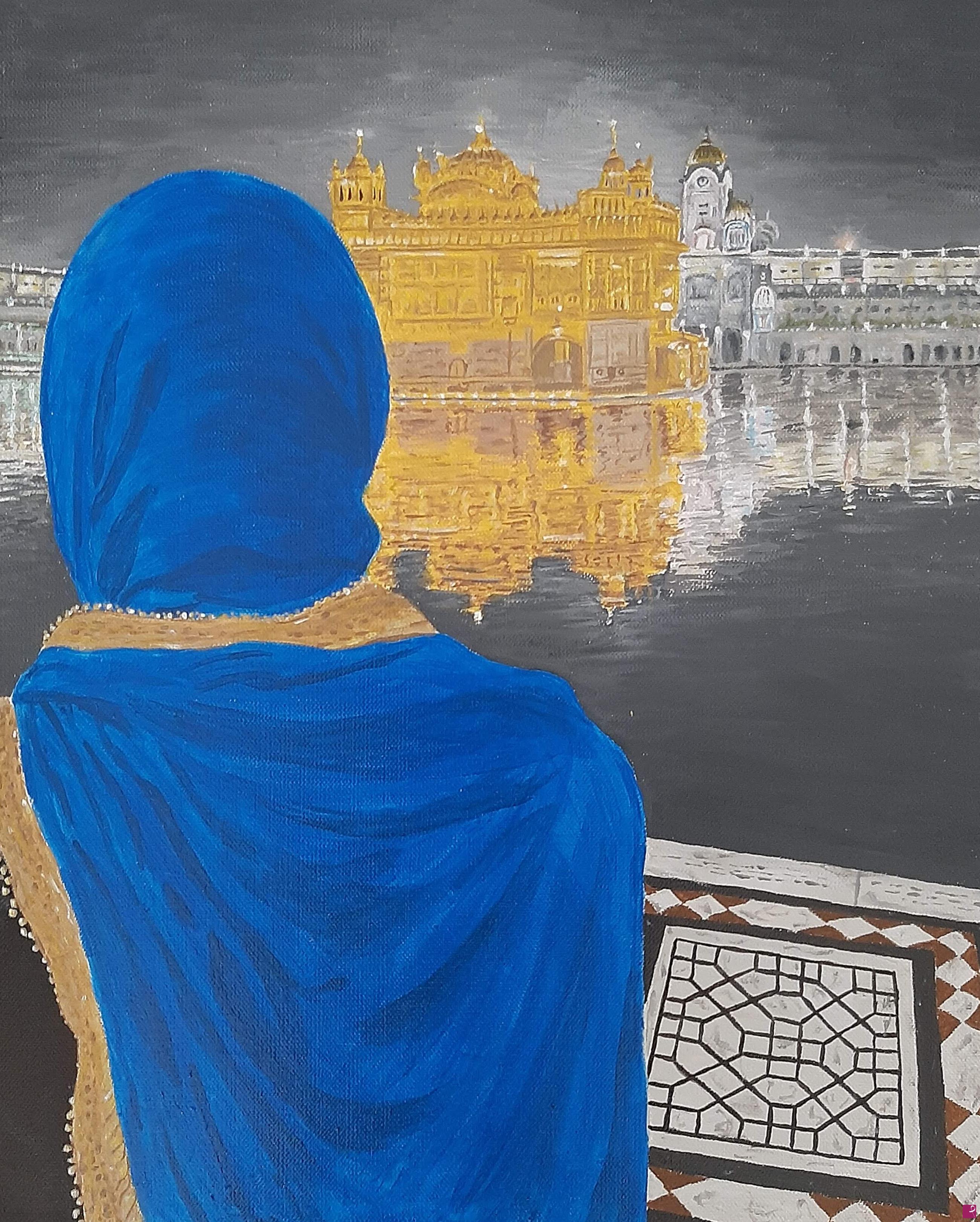 quadri in vendita online - Luce d’Amritsar