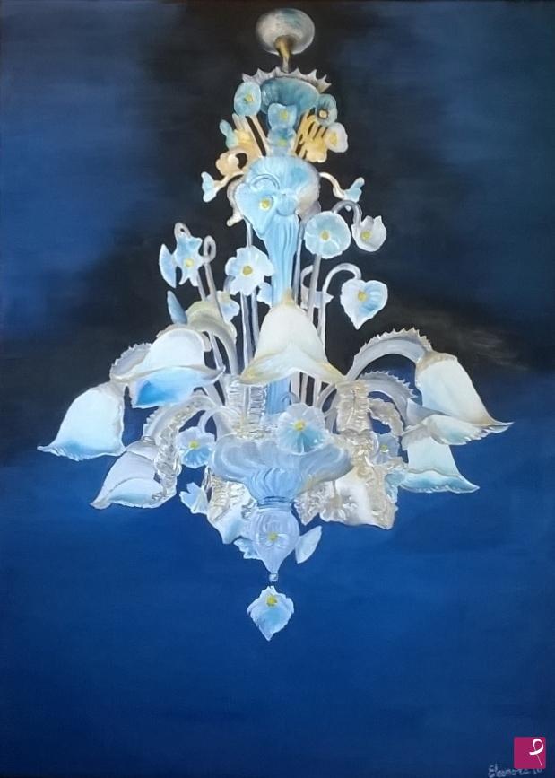 quadri in vendita online - Luce di Elodia-lampadario di Murano