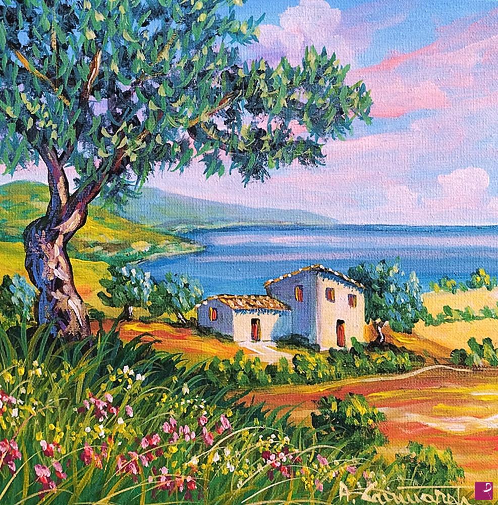 quadri in vendita online - Luce di primavera 