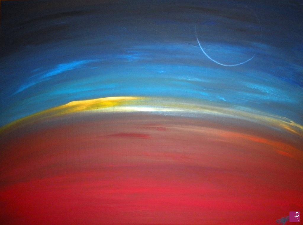 quadri in vendita online - Luce di un eclissi