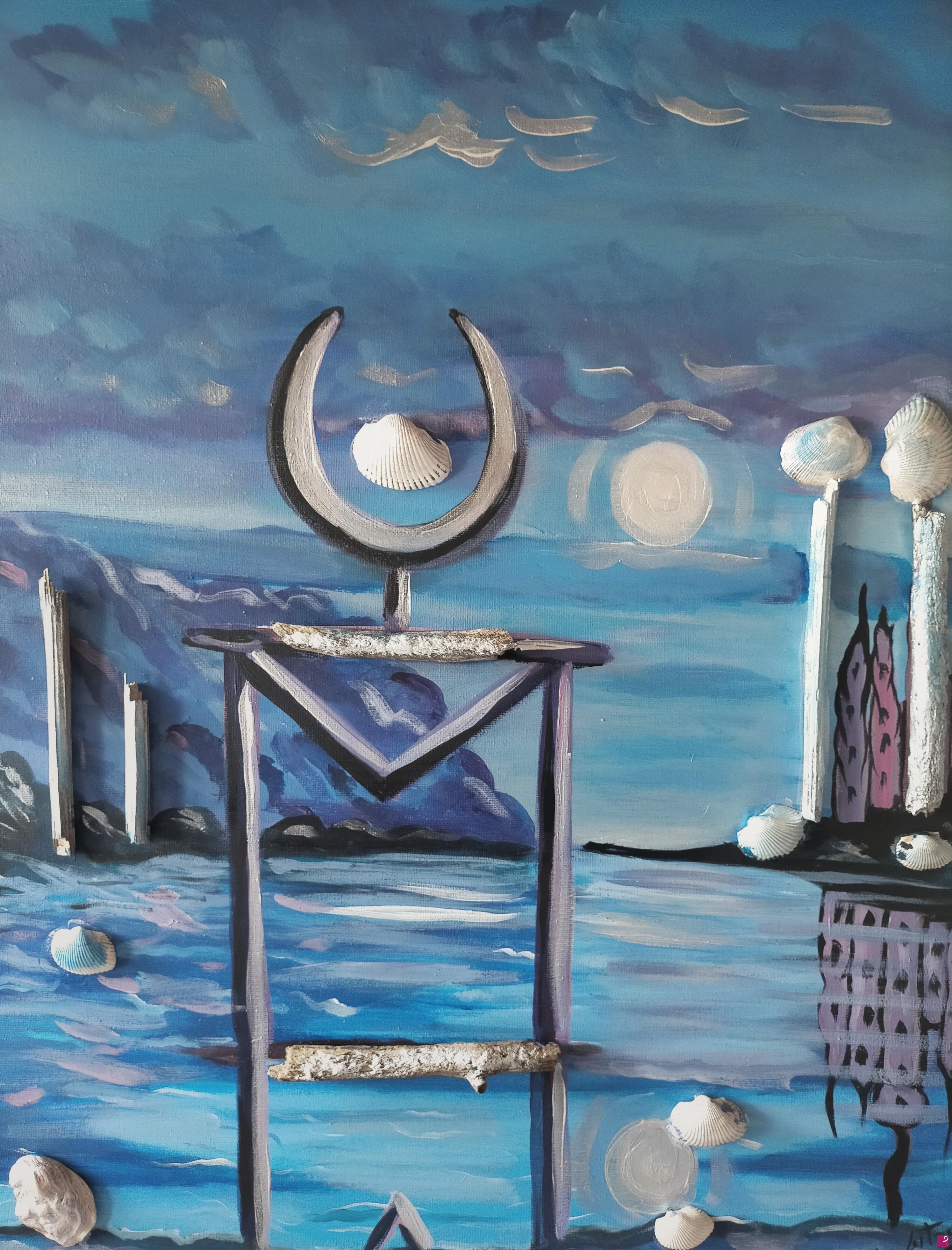 quadri in vendita online - Luce lunare
