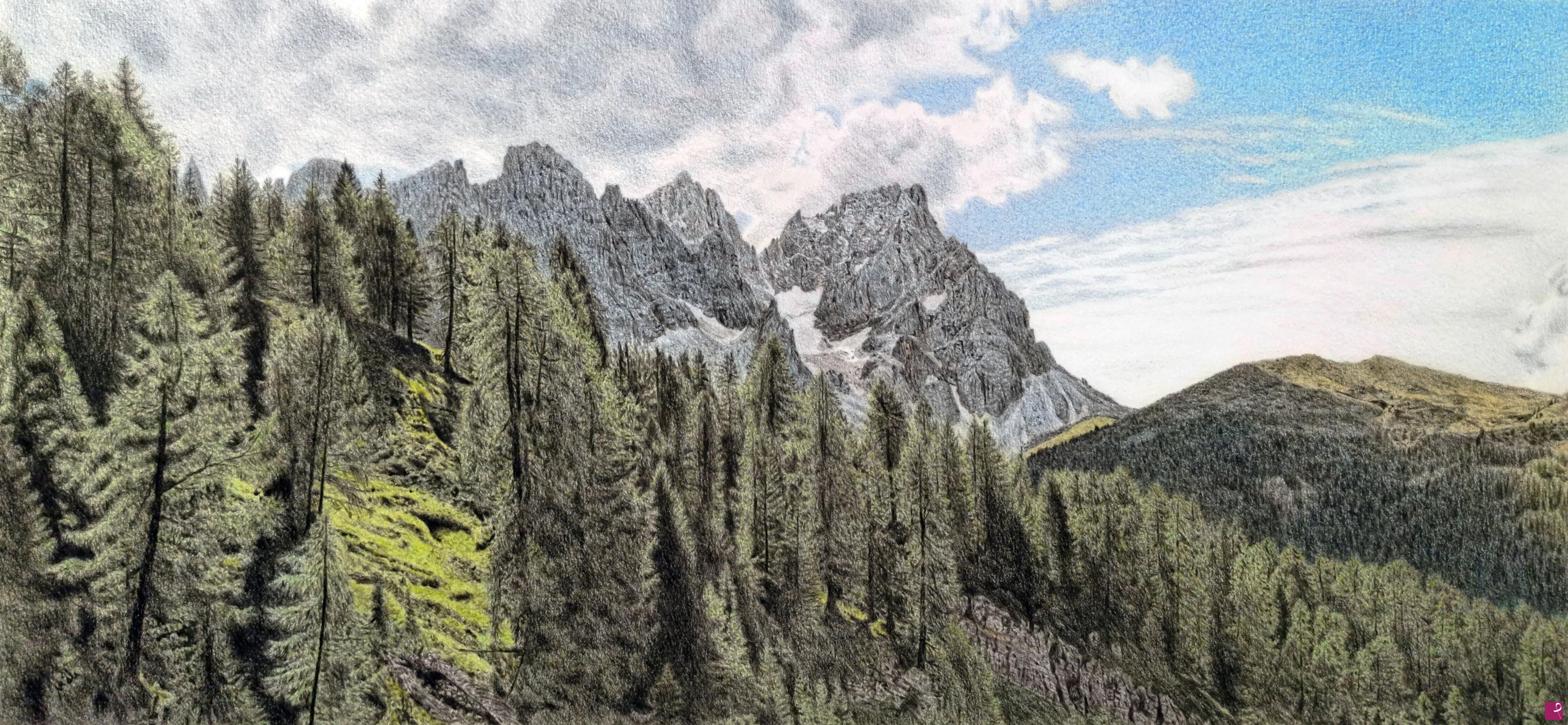 quadri in vendita online - Luce nel bosco