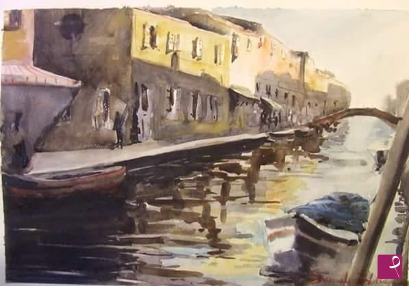 quadri in vendita online - Luce sul canale