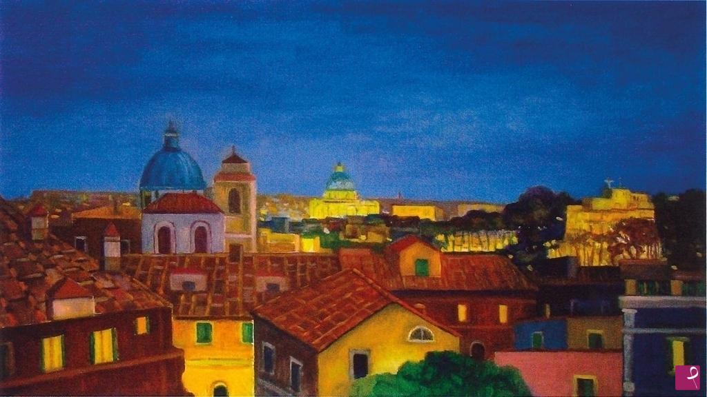 quadri in vendita online - Luci a Roma