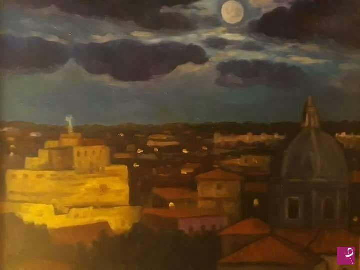quadri in vendita online - Luci a Roma