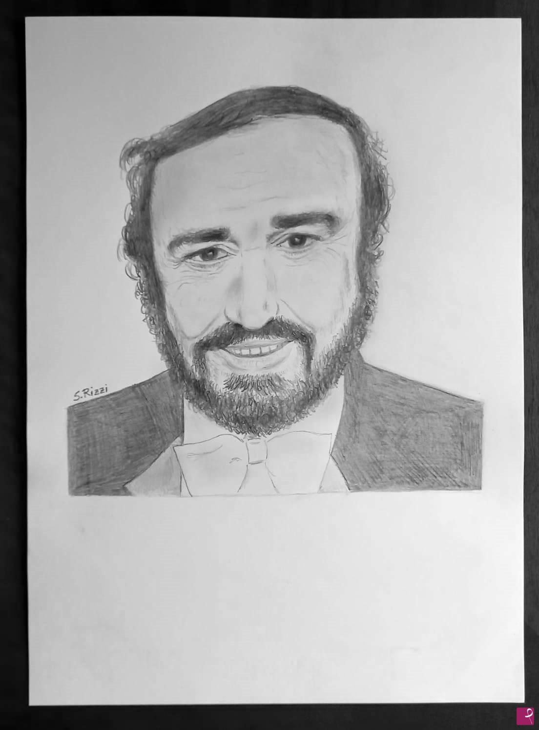 quadri in vendita online - LUCIANO PAVAROTTI