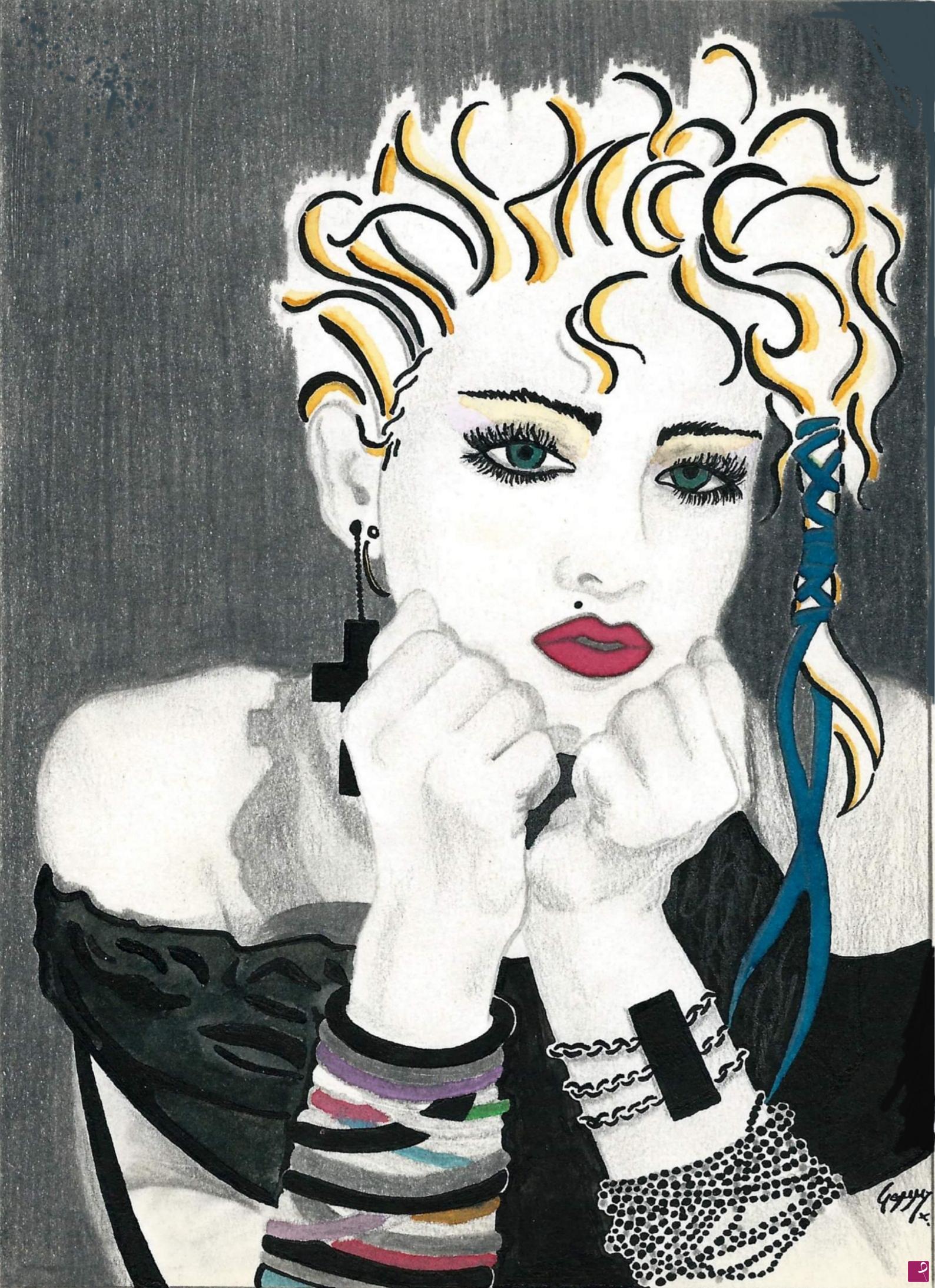 quadri in vendita online - "Lucky star"  1984