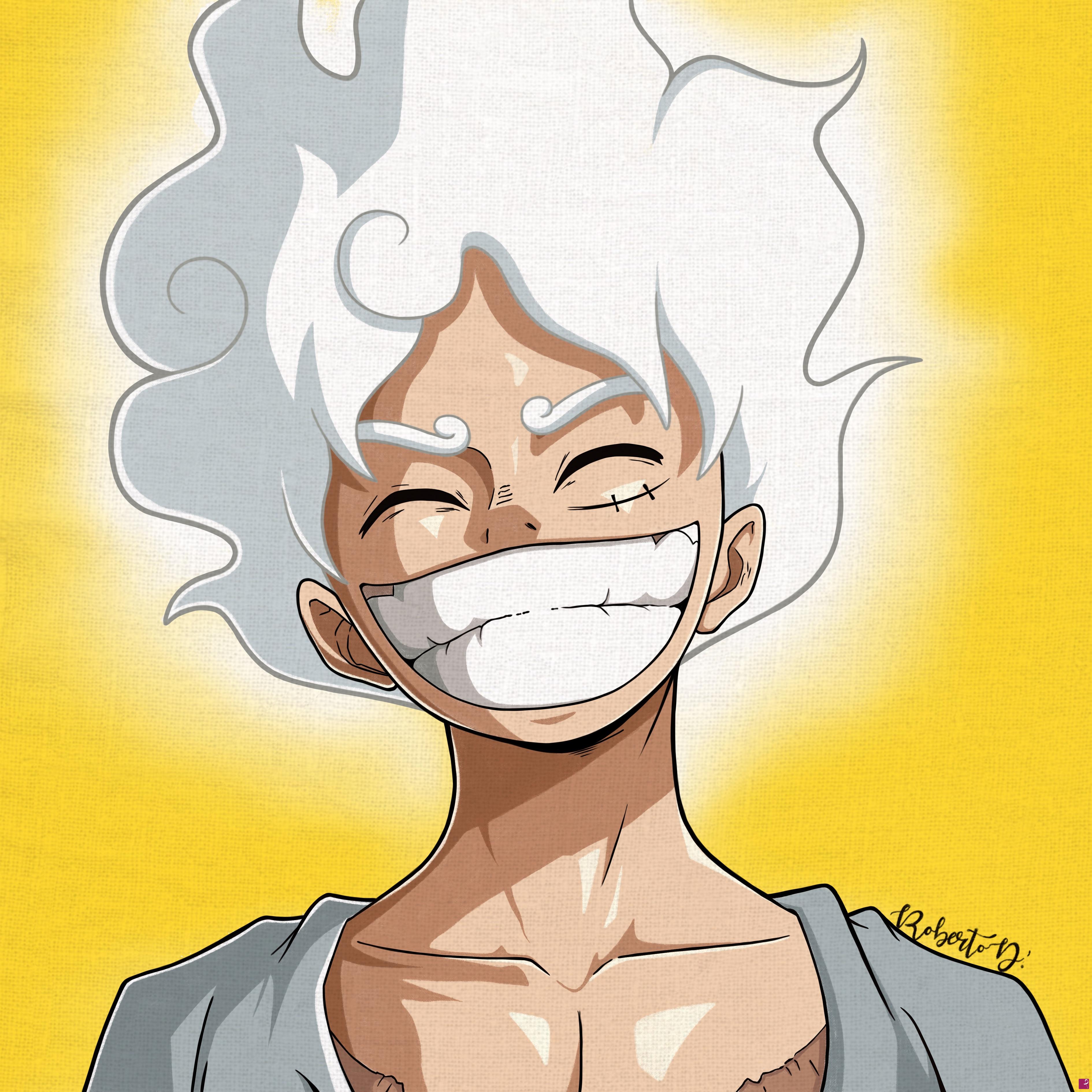 quadri in vendita online - Luffy Gear 5
