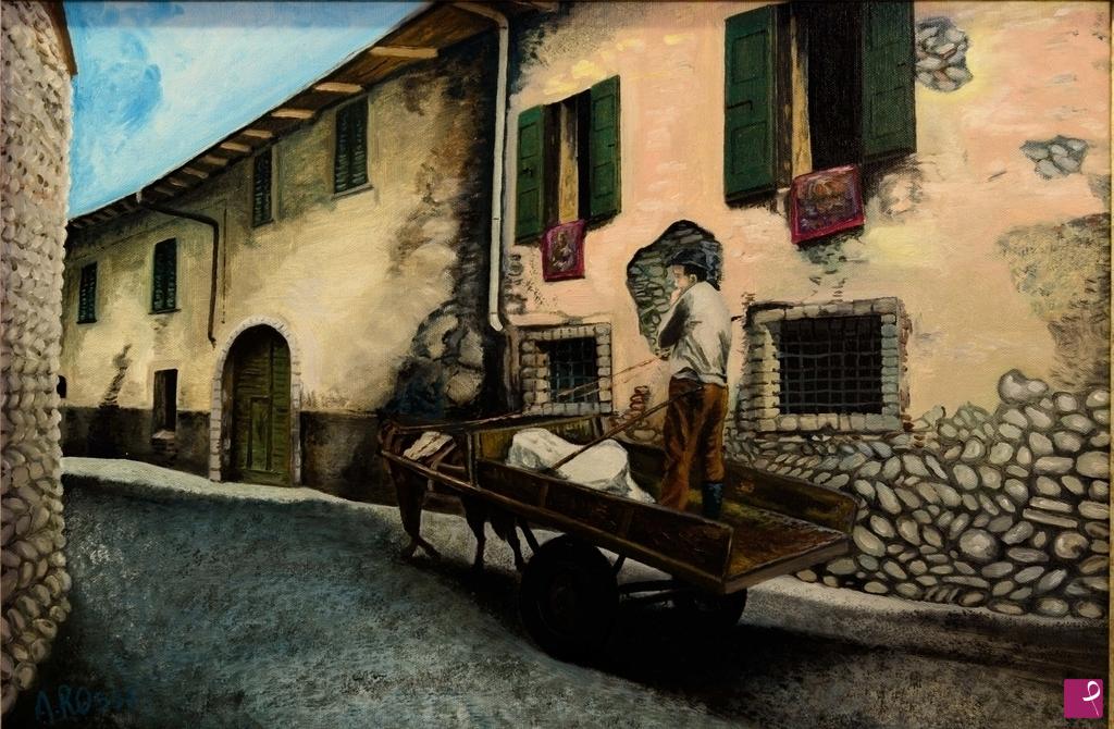 quadri in vendita online - L'ULTIMO CARRETTO (2010)