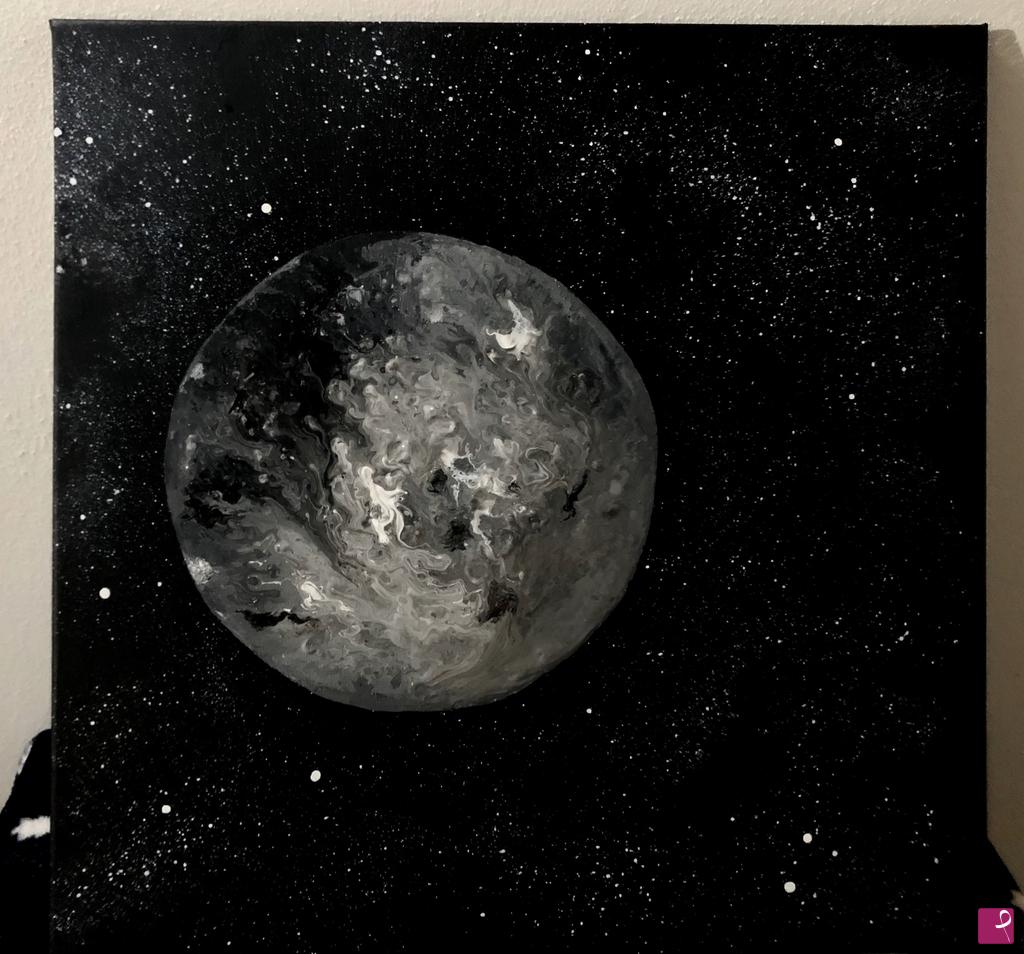 quadri in vendita online - Luna astratta