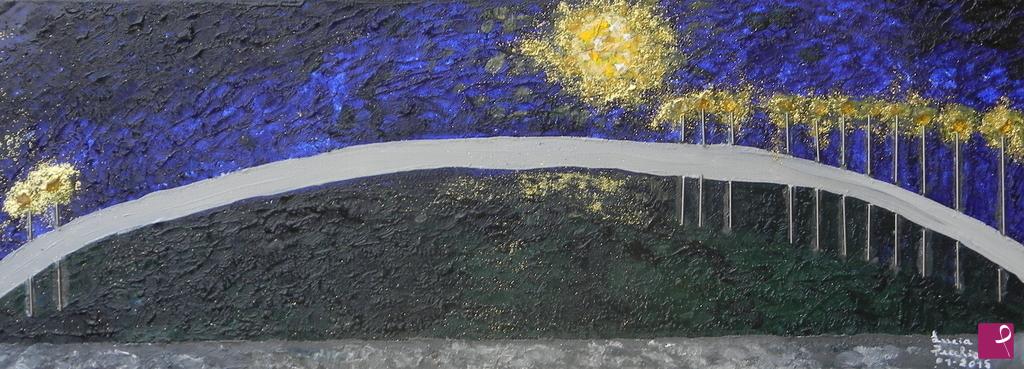 quadri in vendita online - LUNA IN SUPERSTRADA