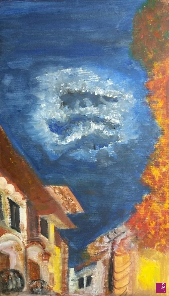 quadri in vendita online - Luna piena