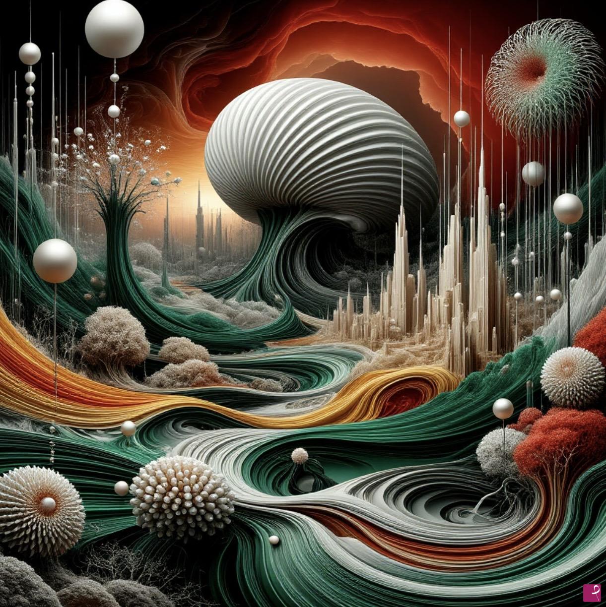 quadri in vendita online - Lunar landscape