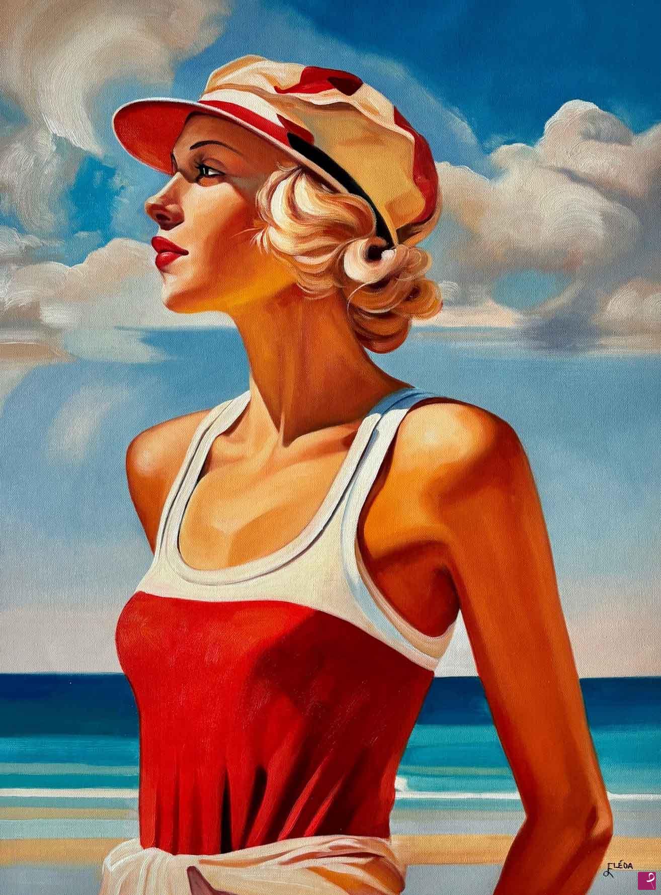quadri in vendita online - Lungo il mare