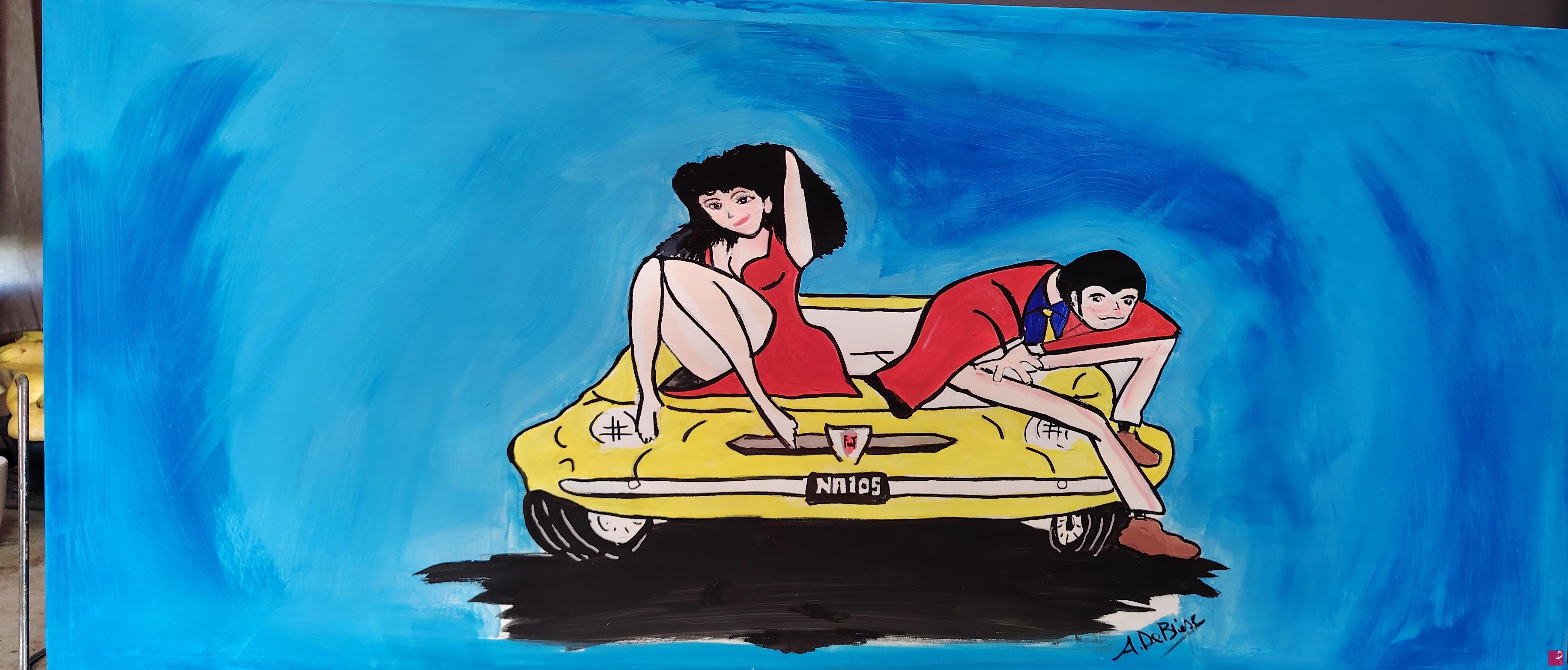 quadri in vendita online - Lupin e Margot 500