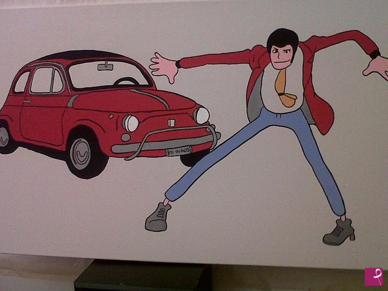 quadri in vendita online - lupin terzo