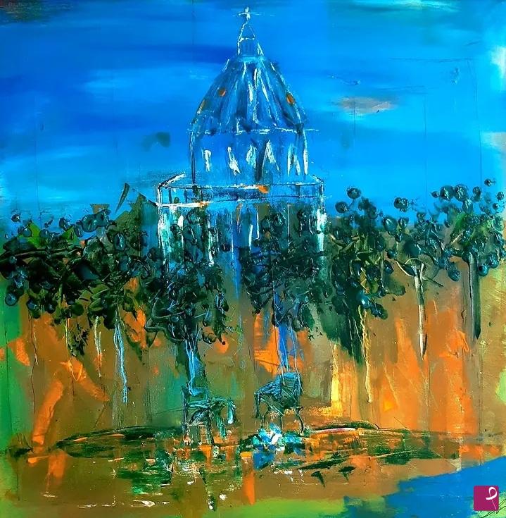 quadri in vendita online - LUXEMBOURG GARDENS ......PARIS