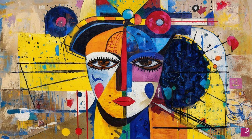 quadri in vendita online - Lyrical Portrait No. 12 – Chromatic Resonance