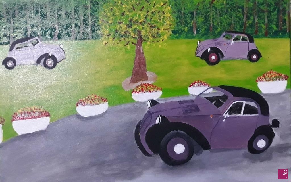 quadri in vendita online - Macchine anni 50