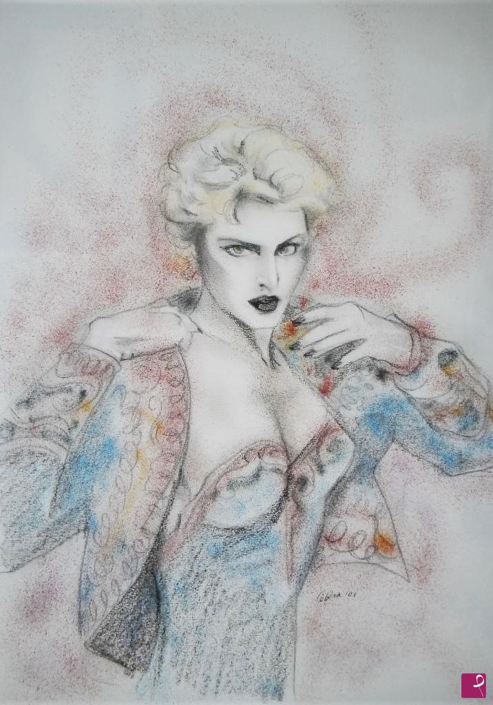 quadri in vendita online - "  MADONNA  ' 80  YEARS  "