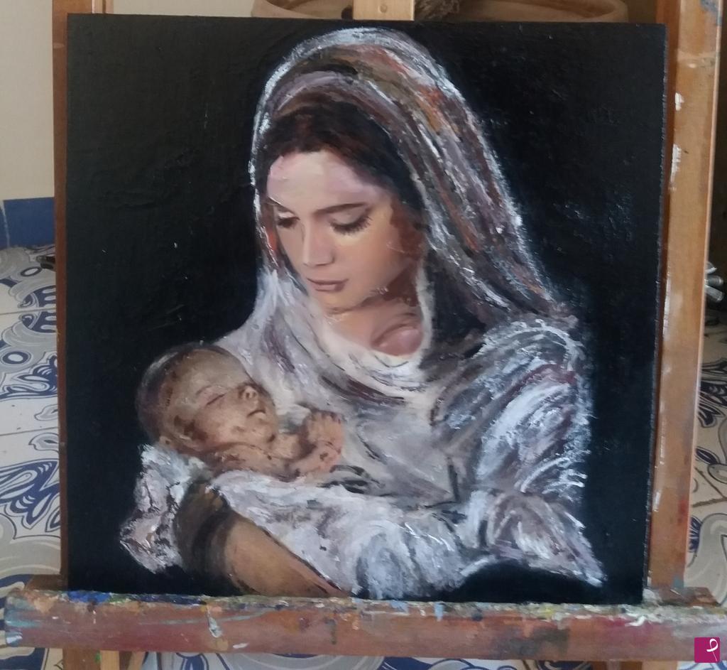 quadri in vendita online - Madonna c. bambino 