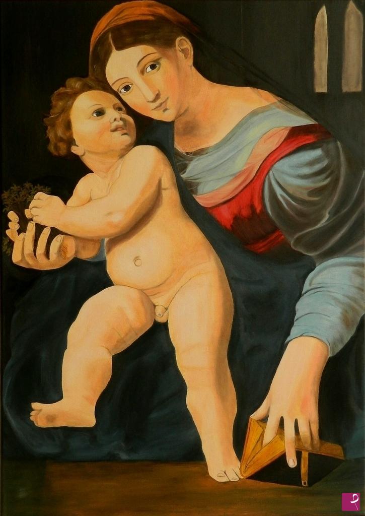 quadri in vendita online - Madonna col Bambino