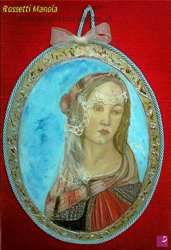 quadri in vendita online - madonna col velo
