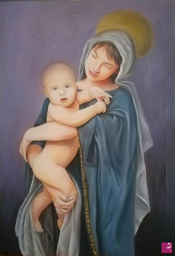 quadri in vendita online - Madonna con Bambino #1