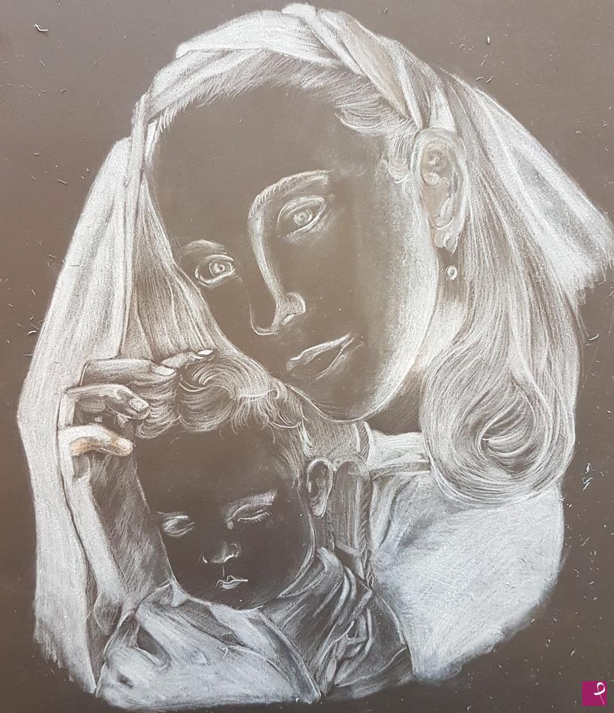 quadri in vendita online - MADONNA CON BAMBINO