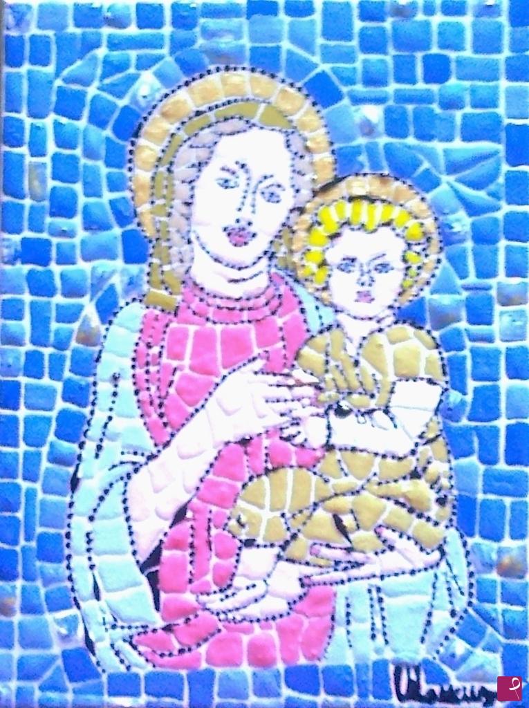 quadri in vendita online - Madonna con bambino