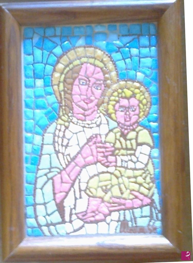 quadri in vendita online - Madonna con bambino