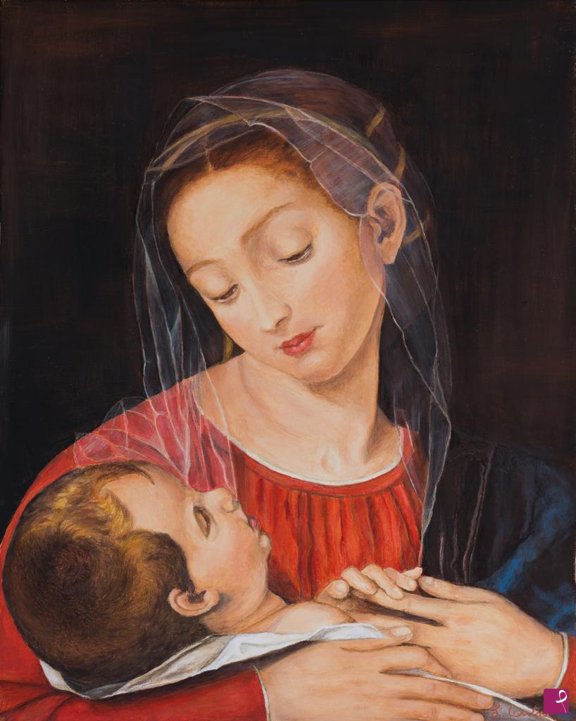 quadri in vendita online - Madonna con Bambino