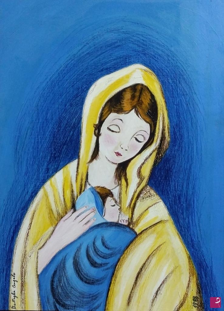 quadri in vendita online - Madonna con Bambino