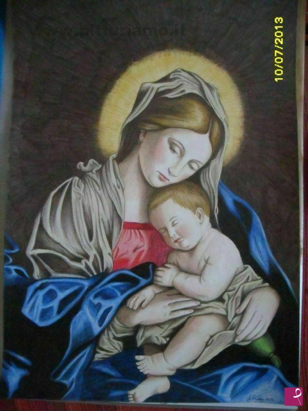 quadri in vendita online - madonna con bambino