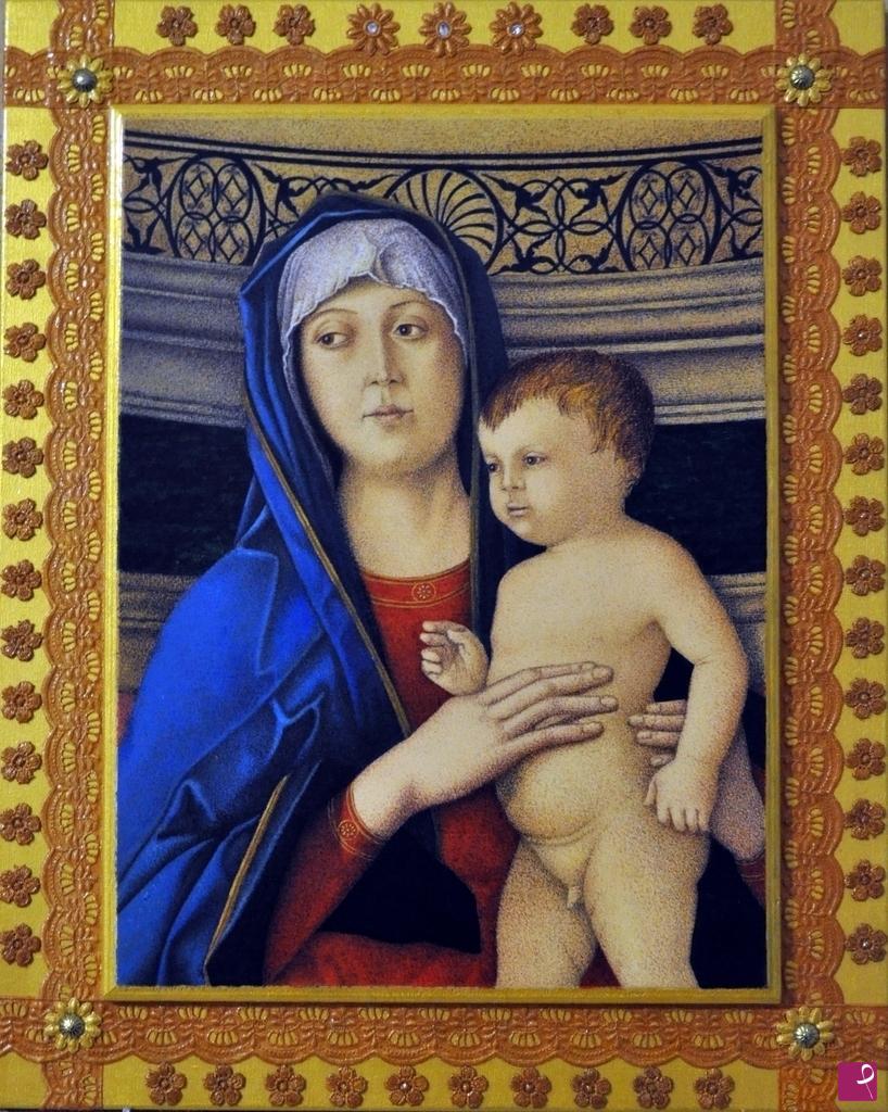 quadri in vendita online - Madonna con Bambino (2013)