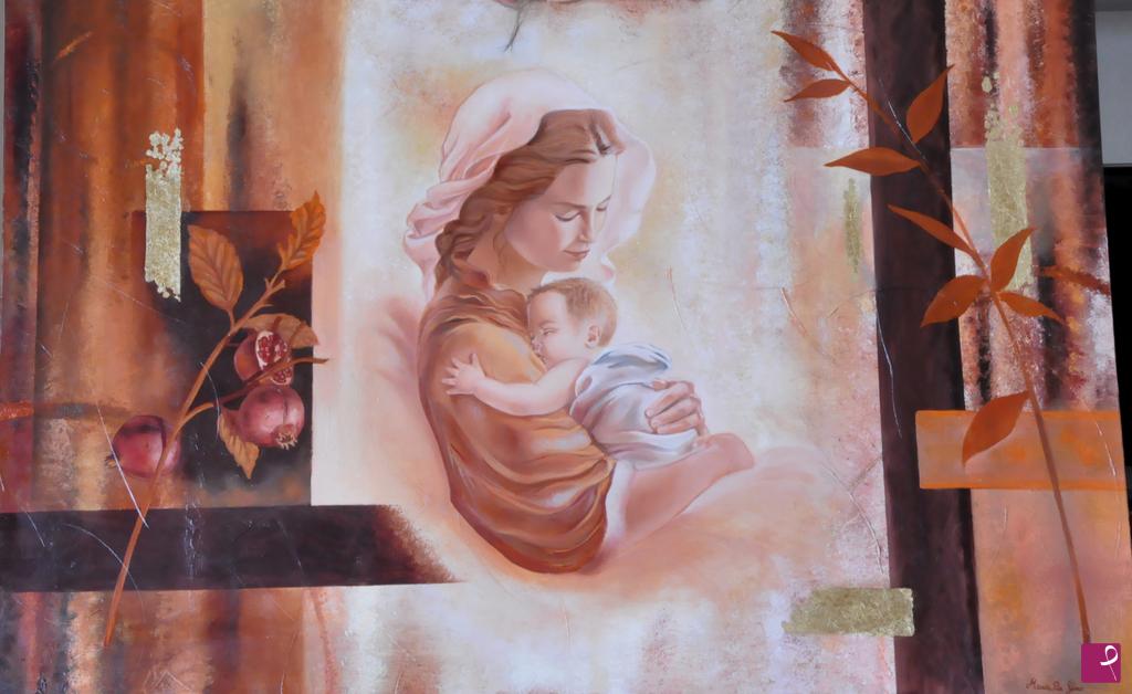 quadri in vendita online -  madonna con bambino