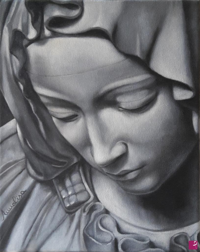 quadri in vendita online - Madonna de "La Pietà"