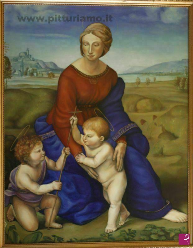 quadri in vendita online - Madonna del belvedere