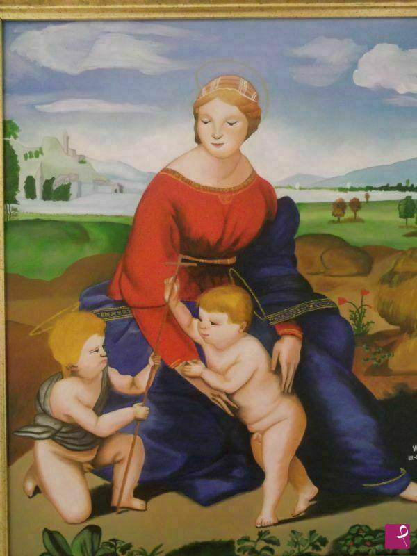 quadri in vendita online - Madonna del belvedere