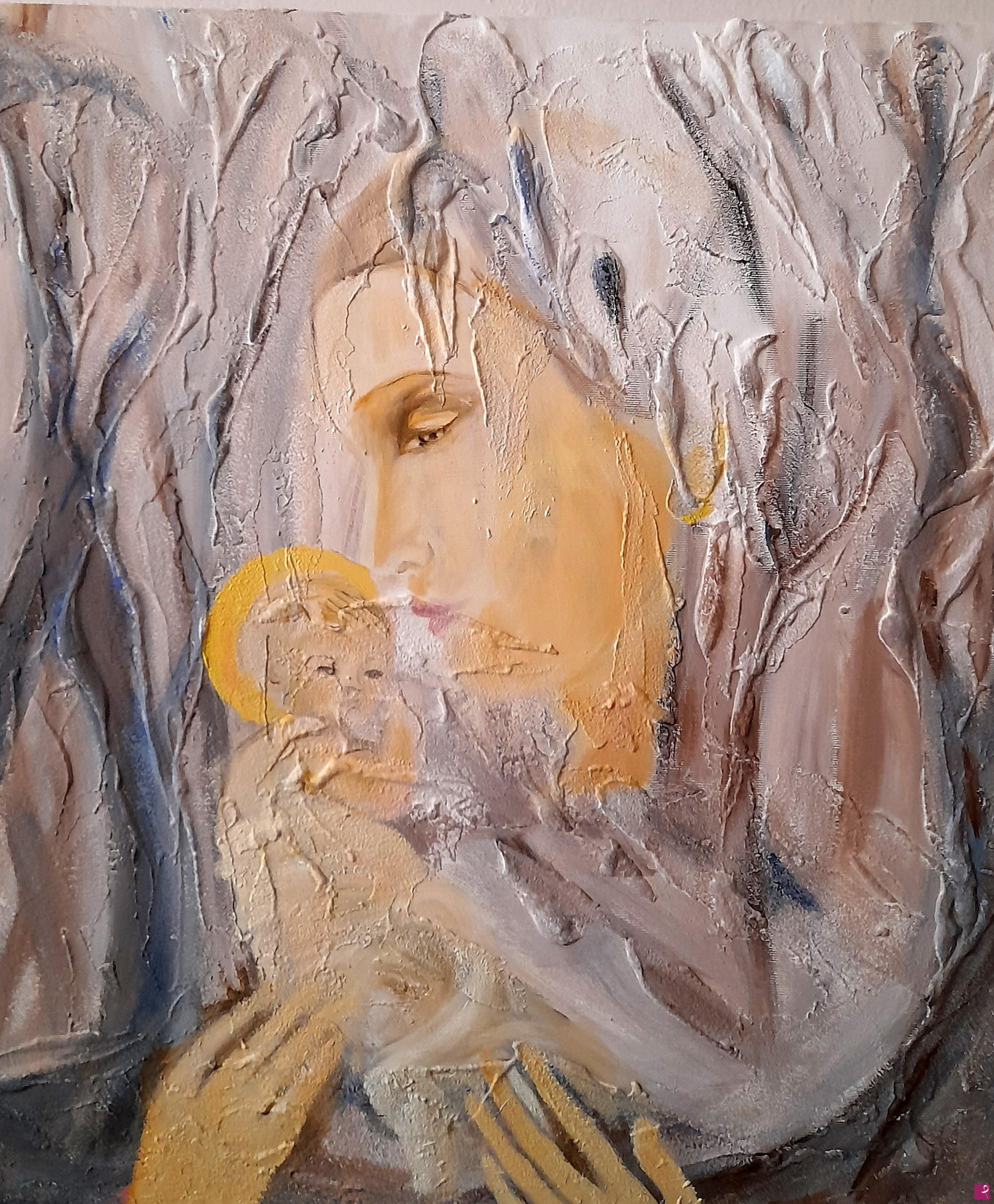quadri in vendita online - Madonna del bosco
