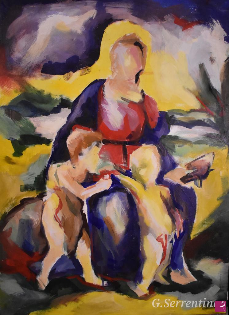 quadri in vendita online - madonna del cardellino