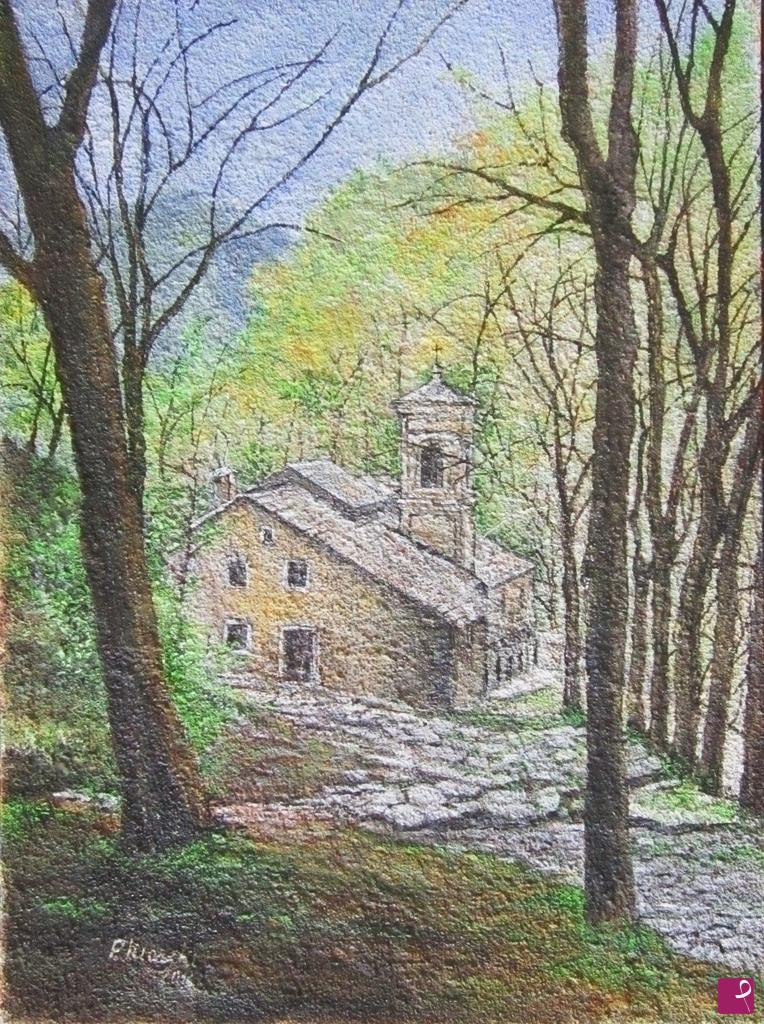 quadri in vendita online - Madonna del faggio