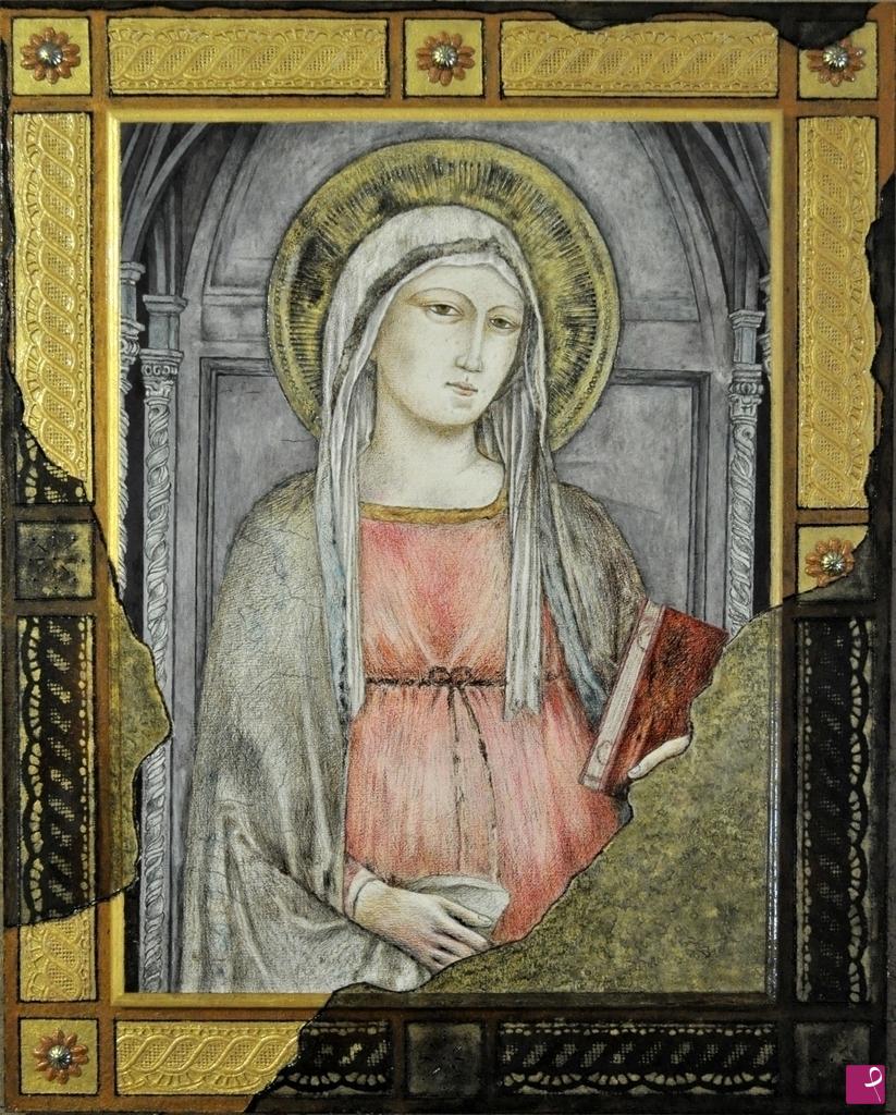 quadri in vendita online - Madonna del parto